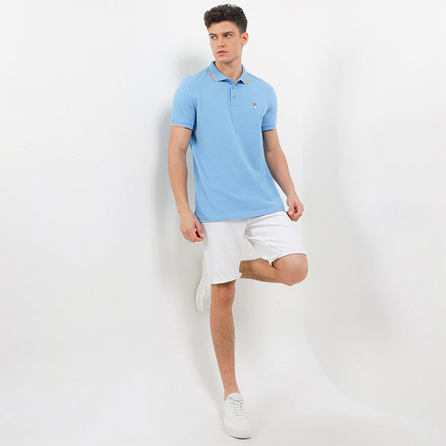 Hush Puppies Pakaian Pria Polo Twig In Blue