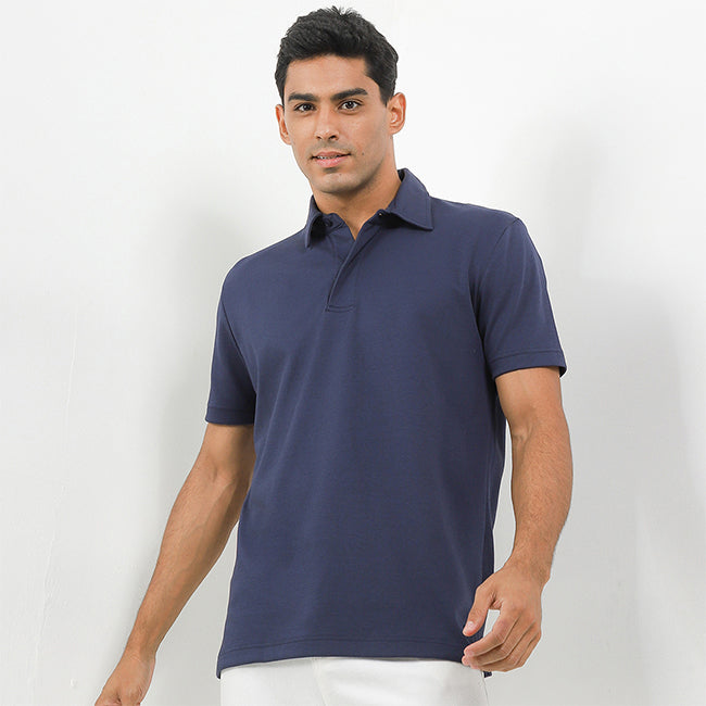 Hush Puppies Pakaian Pria Polo Howly In Navy