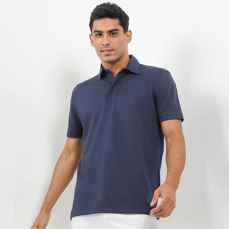 Hush Puppies Pakaian Pria Polo Howly In Navy