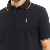 Hush Puppies Pakaian Pria Polo Cord 4 In Black