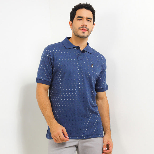 Hush Puppies Pakaian Pria Polo Bsc Arrow In Navy
