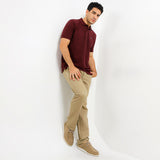 Hush Puppies Pakaian Pria Polo Bsc Volta 2 In Maroon