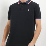 Hush Puppies Pakaian Pria Polo Daumier In Black
