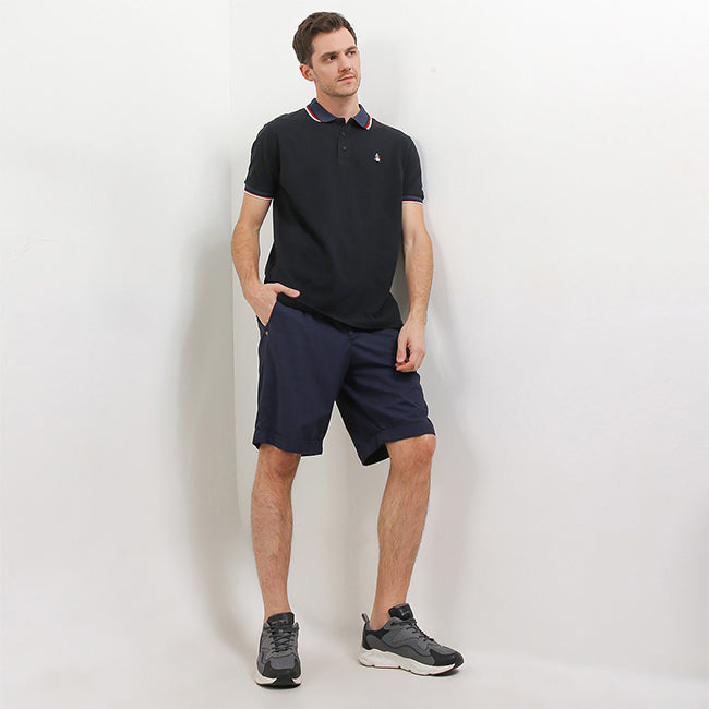 Hush Puppies Pakaian Pria Polo Daumier In Black