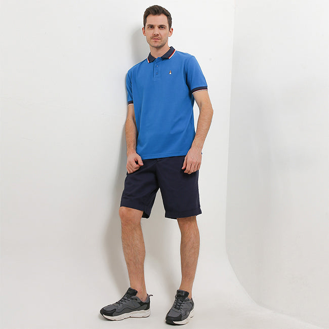 Hush Puppies Pakaian Pria Polo Daumier In Blue