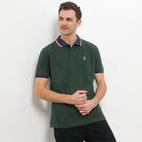 Hush Puppies Pakaian Pria Polo Daumier In Dark Green