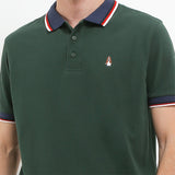 Hush Puppies Pakaian Pria Polo Daumier In Dark Green