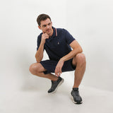 Hush Puppies Pakaian Pria Polo Daumier In Navy