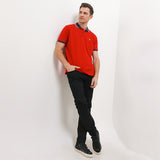 Hush Puppies Pakaian Pria Polo Daumier In Red