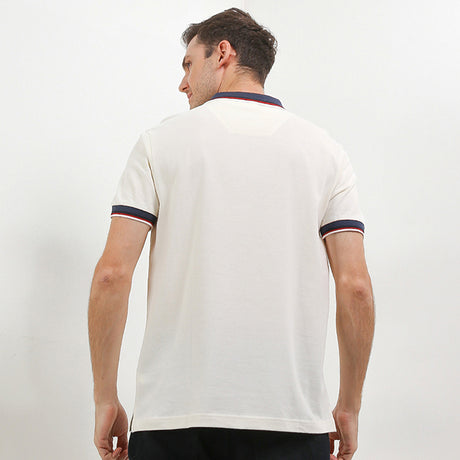 Hush Puppies Pakaian Pria Polo Daumier In White