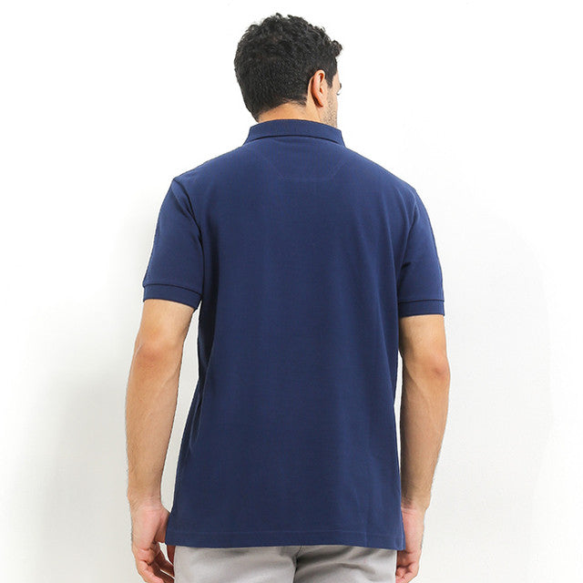 Hush Puppies Pakaian Pria Polo Picard In Navy