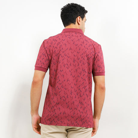 Hush Puppies Pakaian Pria Polo 90S Fletcha In Maroon