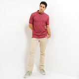 Hush Puppies Pakaian Pria Polo 90S Fletcha In Maroon