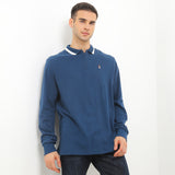 Hush Puppies Pakaian Pria Polo 90S Risotto In Navy