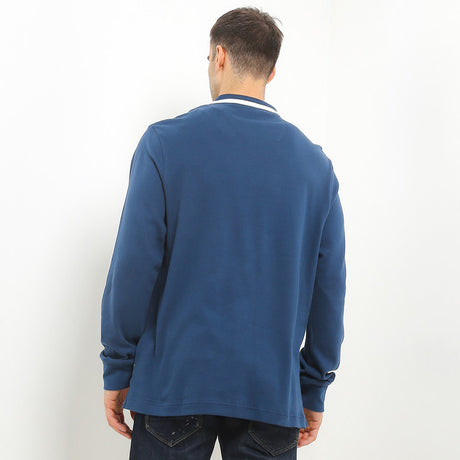 Hush Puppies Pakaian Pria Polo 90S Risotto In Navy