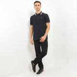Hush Puppies Pakaian Pria Polo Cny Hao In Black