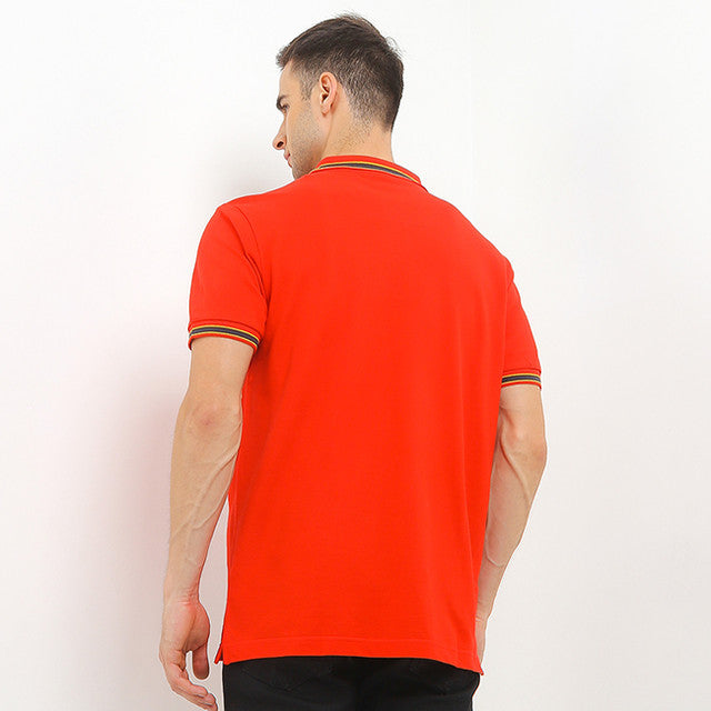 Hush Puppies Pakaian Pria Polo Cny Hao In Red