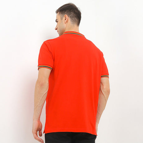 Hush Puppies Pakaian Pria Polo Cny Hao In Red