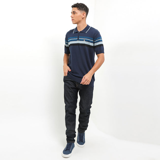 Pedestrian In Navy