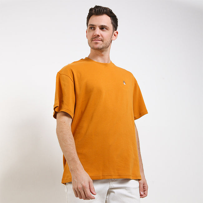 Hush Puppies Pakaian Pria T Shirt Morio In Mustard