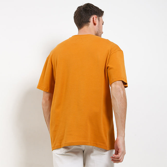 Hush Puppies Pakaian Pria T Shirt Morio In Mustard