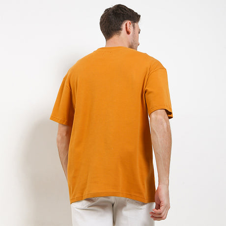 Hush Puppies Pakaian Pria T Shirt Morio In Mustard