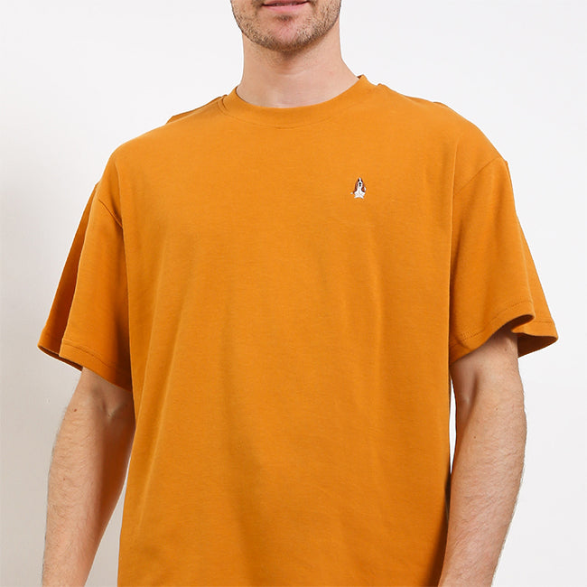 Hush Puppies Pakaian Pria T Shirt Morio In Mustard