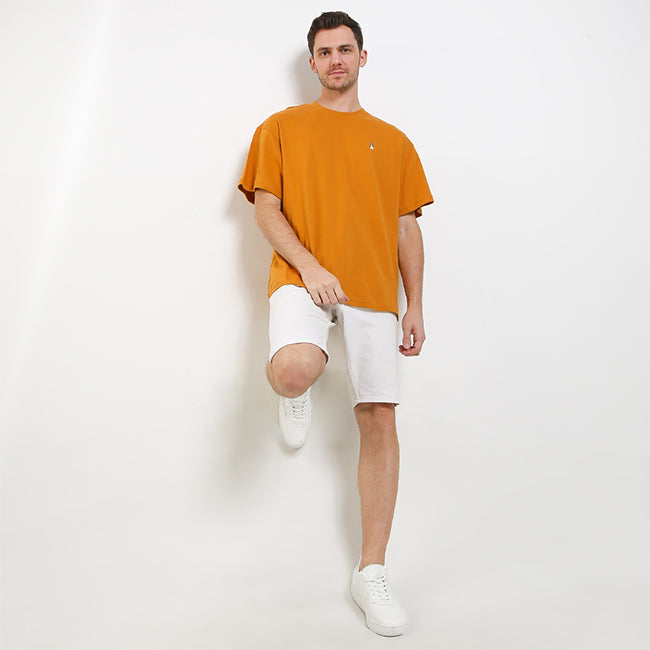 Hush Puppies Pakaian Pria T Shirt Morio In Mustard
