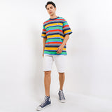 Hush Puppies Pakaian Pria T Shirt Nautical Puerto In Navy