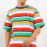 Hush Puppies Pakaian Pria T Shirt Nautical Puerto In White