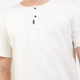 Hush Puppies Pakaian Pria T Shirt Hameed In Off White