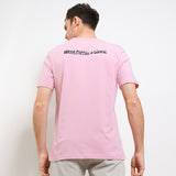 Hush Puppies Pakaian Pria T Shirt Pravo In Pink