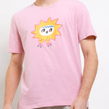 Hush Puppies Pakaian Pria T Shirt Pravo In Pink