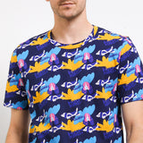 Hush Puppies Pakaian Pria T Shirt Chez In Navy