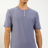 Hush Puppies Pakaian Pria T Shirt Knapp In Blue
