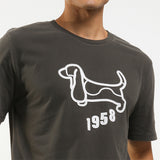 Hush Puppies Pakaian Pria T Shirt Hund In Black
