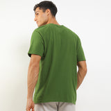 Hush Puppies Pakaian Pria T Shirt Hund In Olive