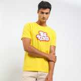 Hush Puppies Pakaian Pria T Shirt Bekind In Yellow