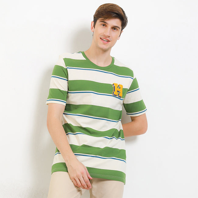 Hush Puppies Pakaian Pria T Shirt Ornate In Green