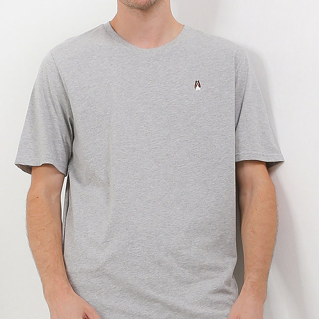 Hush Puppies Pakaian Pria T Shirt Bsc Adhesh 5 In Gray