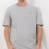 Hush Puppies Pakaian Pria T Shirt Bsc Adhesh 5 In Gray