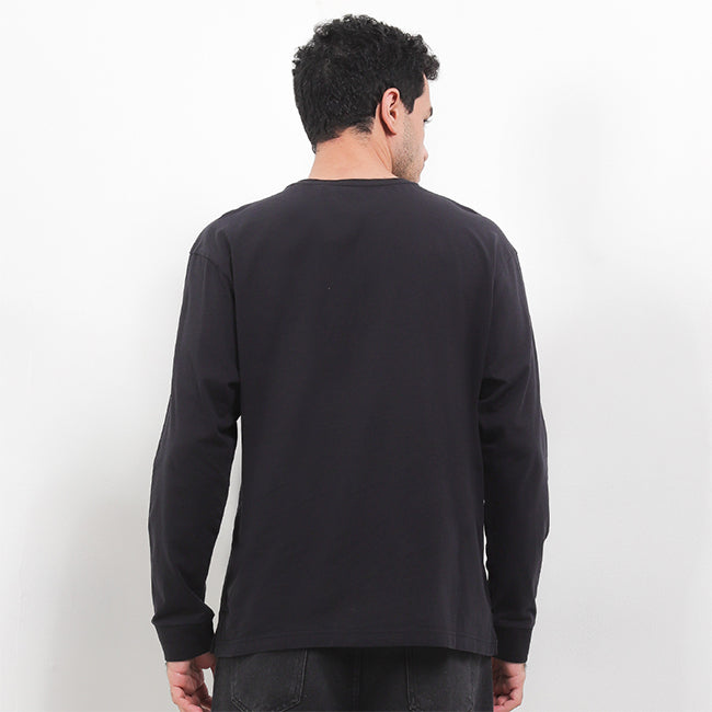 Hush Puppies Pakaian Pria Sweater Leonardo In Black