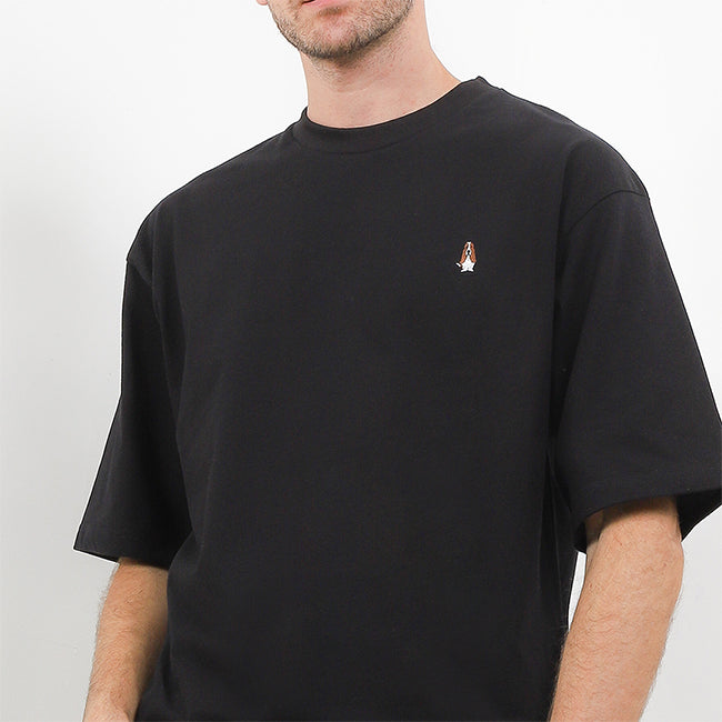 Hush Puppies Pakaian Pria T Shirt Bsc Rayo In Black