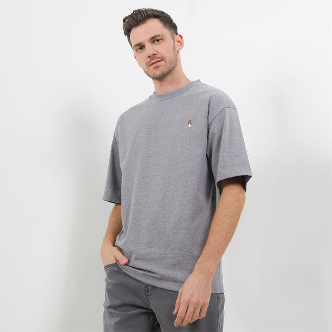 Hush Puppies Pakaian Pria T Shirt Bsc Rayo In Gray