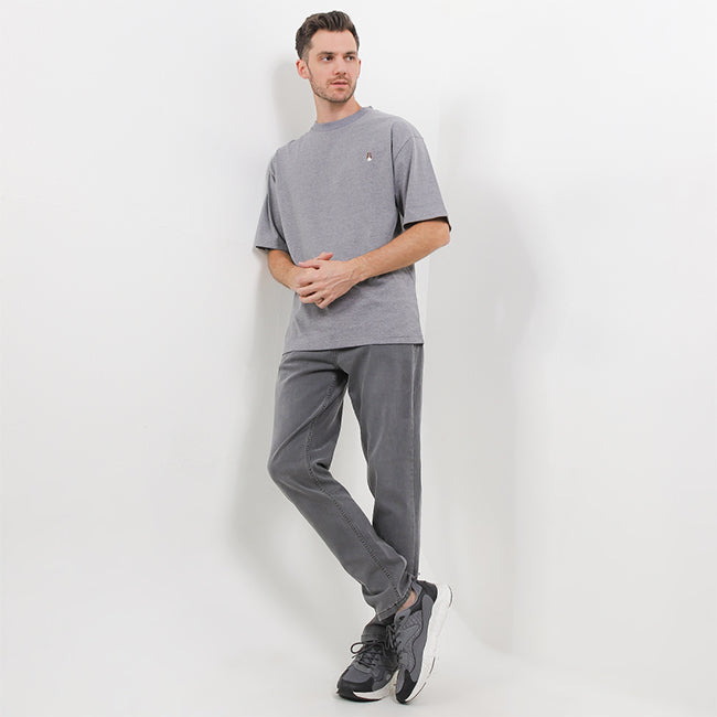 Hush Puppies Pakaian Pria T Shirt Bsc Rayo In Gray
