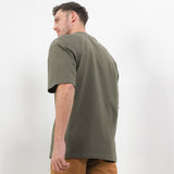 Hush Puppies Pakaian Pria T Shirt Bsc Rayo In Olive