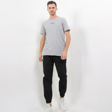 Hush Puppies Pakaian Pria T Shirt Bsc Austin In Gray