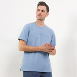 Hush Puppies Pakaian Pria Browen In Blue