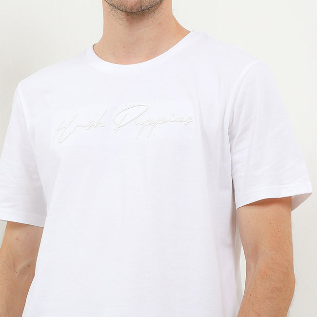 Hush Puppies Pakaian Pria Browen In White
