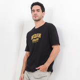 Hush Puppies Pakaian Pria T Shirt Paddington In Black